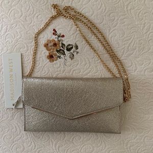 NEW Metallic Gold Evening purse